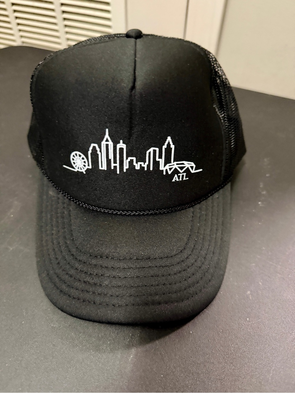 Black ATL Skyline Trucker Hat